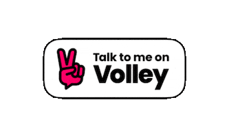 Hand Peace Sticker by Volley