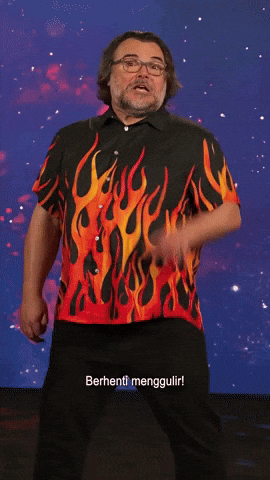 Scrolling Jack Black GIF