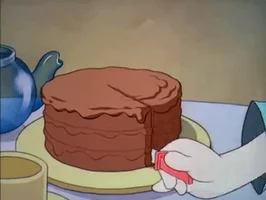 cake hungry greed greedy eat to live GIF