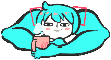 Hatsune Miku Chillin Sticker