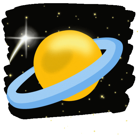 planets and stars animated gif