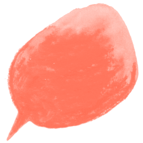 Orange Bubble Sticker by Familienland Niederösterreich