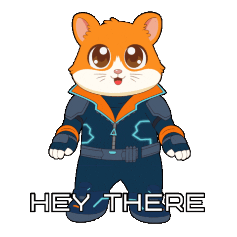 Good Morning Hello Sticker by Hamieverse