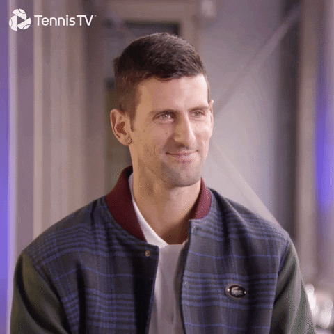 Happy Novak Djokovic GIF by Tennis TV