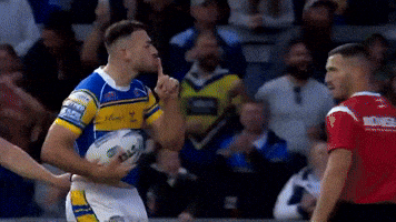 Be Quiet Rugby League GIF by Leeds Rhinos