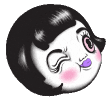 Wink Blush Sticker by Ahoy