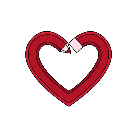 In Love Drawing Sticker by ARTdiscount