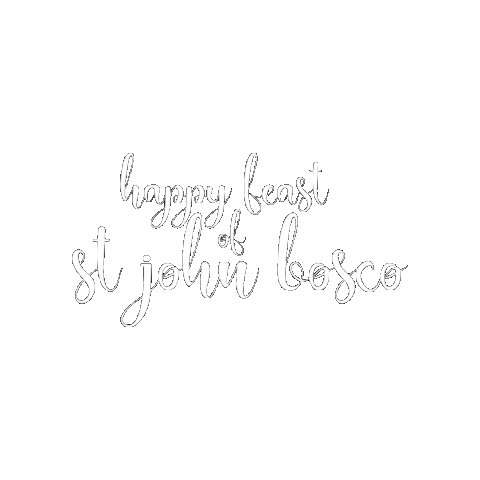 Happy Don Bosco Sticker by mumbaisalesians