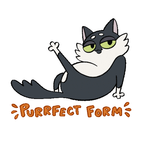 Sassy Tuxedo Cat Sticker