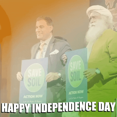 Independence Day India GIF by Conscious Planet - Save Soil
