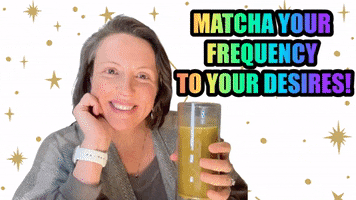 Matcha Frequency GIF by Theresa Lear Levine