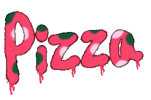 Pizza Cheese Sticker