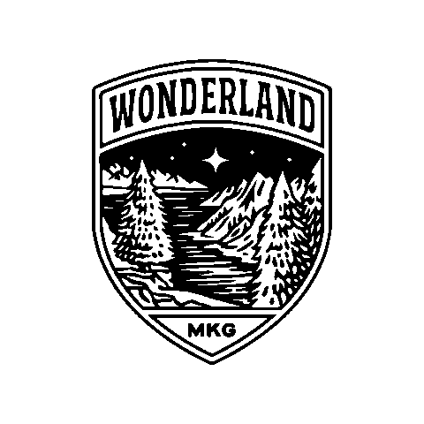 WonderlandDistilling michigan wonderland distillery craft whiskey Sticker
