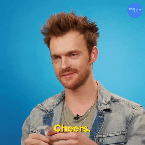 Cheers Finneas GIF by BuzzFeed