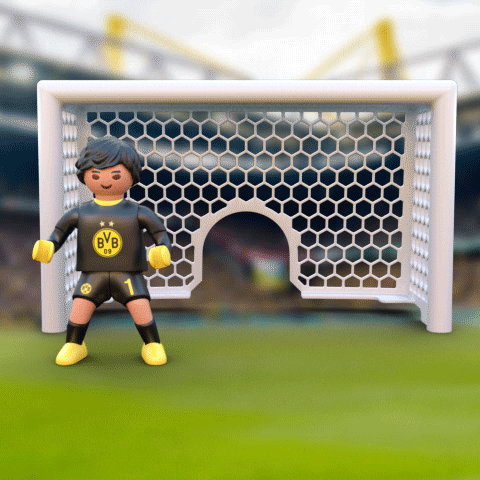 Playing Borussia Dortmund GIF by PLAYMOBIL