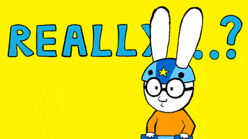 For Real No GIF by Simon Super Rabbit