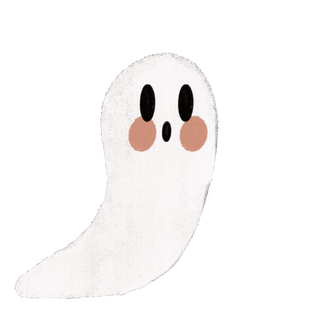Halloween Ghost Sticker by Louise B