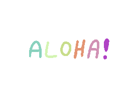 Aloha Sticker