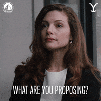 Proposing Paramount Network GIF by Yellowstone