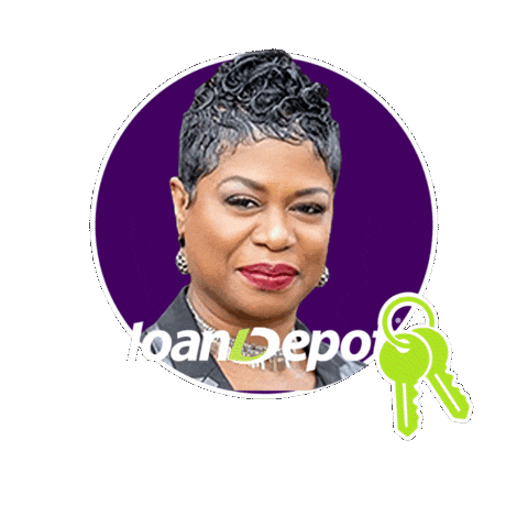 Michelle Coleman Sticker by Loan Depot - Christine Sittinger