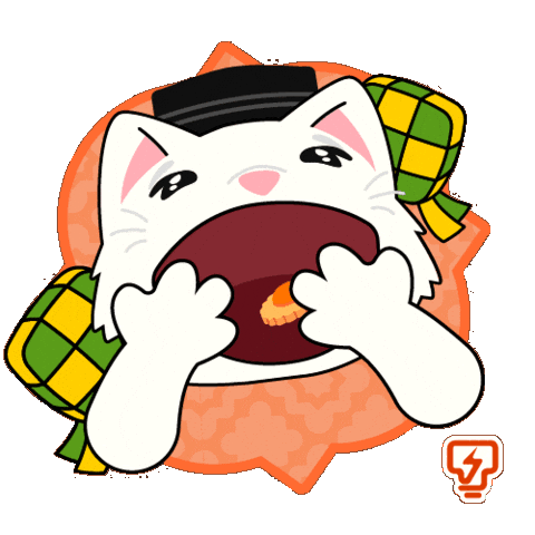 Cat Eid Sticker by Tenaga Nasional