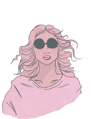 Girl Fashion Sticker