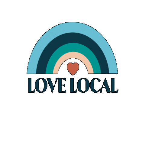 Rainbow Shop Small Sticker by Local Life Online