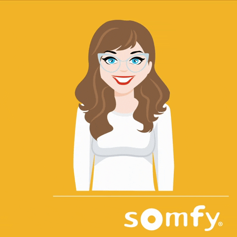 Woman Wink GIF by Somfy