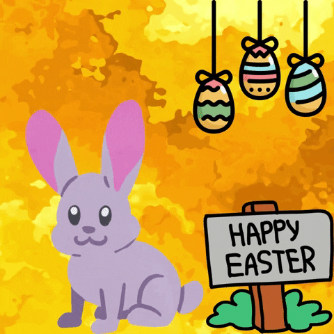 Easter Bunny GIF by Digital Pratik