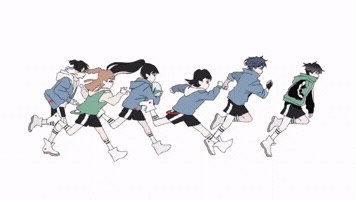 Art Running GIF