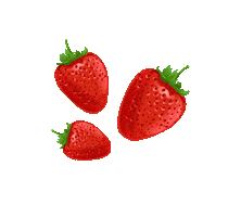 Comida Strawberry Sticker by Peach_Slices