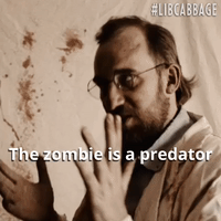 The zombie is a predator