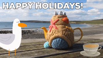 Beach Happy Holidays GIF by TeaCosyFolk