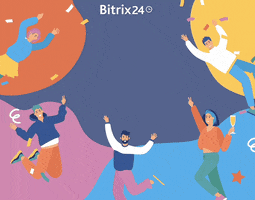 New Year Celebration GIF by Bitrix24