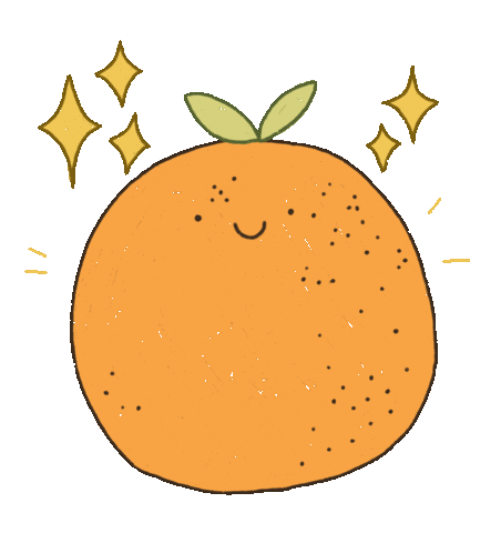 Orange Sticker