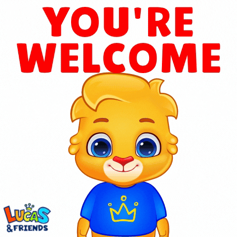 Welcome Home Thank You GIF by Lucas and Friends by RV AppStudios