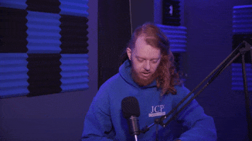 Serious Microphone GIF