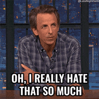 Angry Seth Meyers GIF by Late Night with Seth Meyers