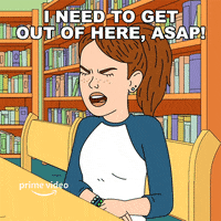 I Need To Get Out Of Here Season 2 GIF by Amazon Prime Video