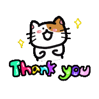 Cat Thank You Sticker By Playbear520_Tw For Ios & Android | Giphy