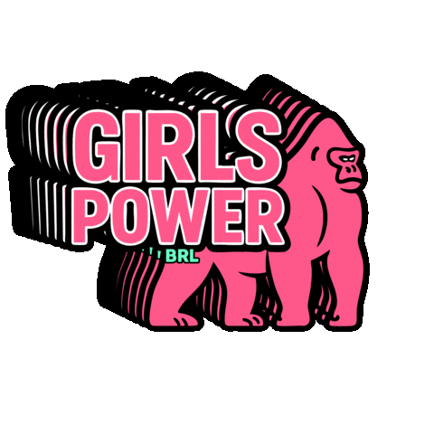 Girls Power Sticker by ATHLON MUDDERS OCR