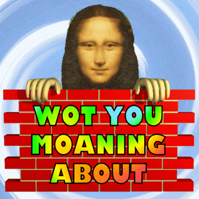 Complain Mona Lisa GIF
