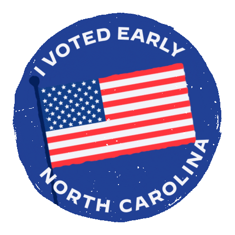 Voting North Carolina Sticker by Joe Biden