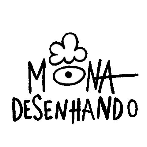 Logo Mona Sticker by MonaDesenhando