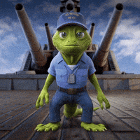 Chuck the Iguana Thumbs Up