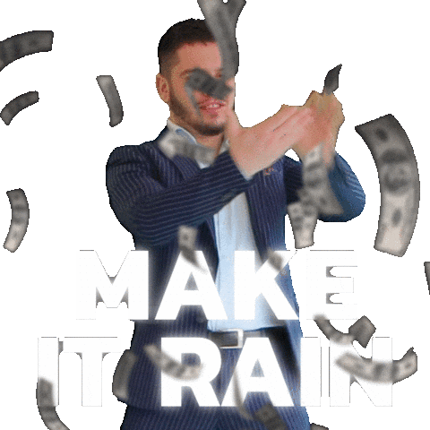 Make It Rain Money Sticker by Collings Real Estate