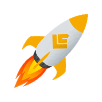 Rocket Mission Sticker by Yellow Crypto