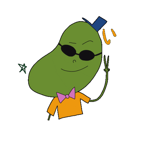イエイ Greenbeans Sticker