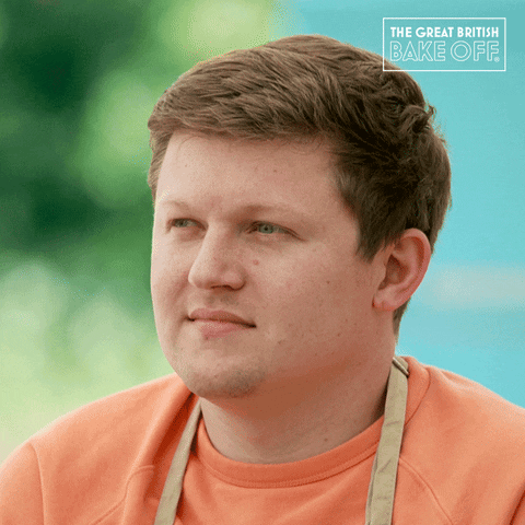 Josh Oops GIF by The Great British Bake Off