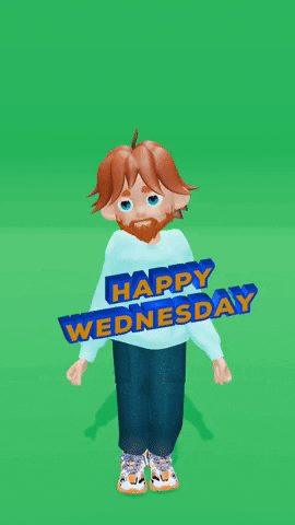 Happy Wednesday Morning GIF by 3D Avatar Creator for Socials